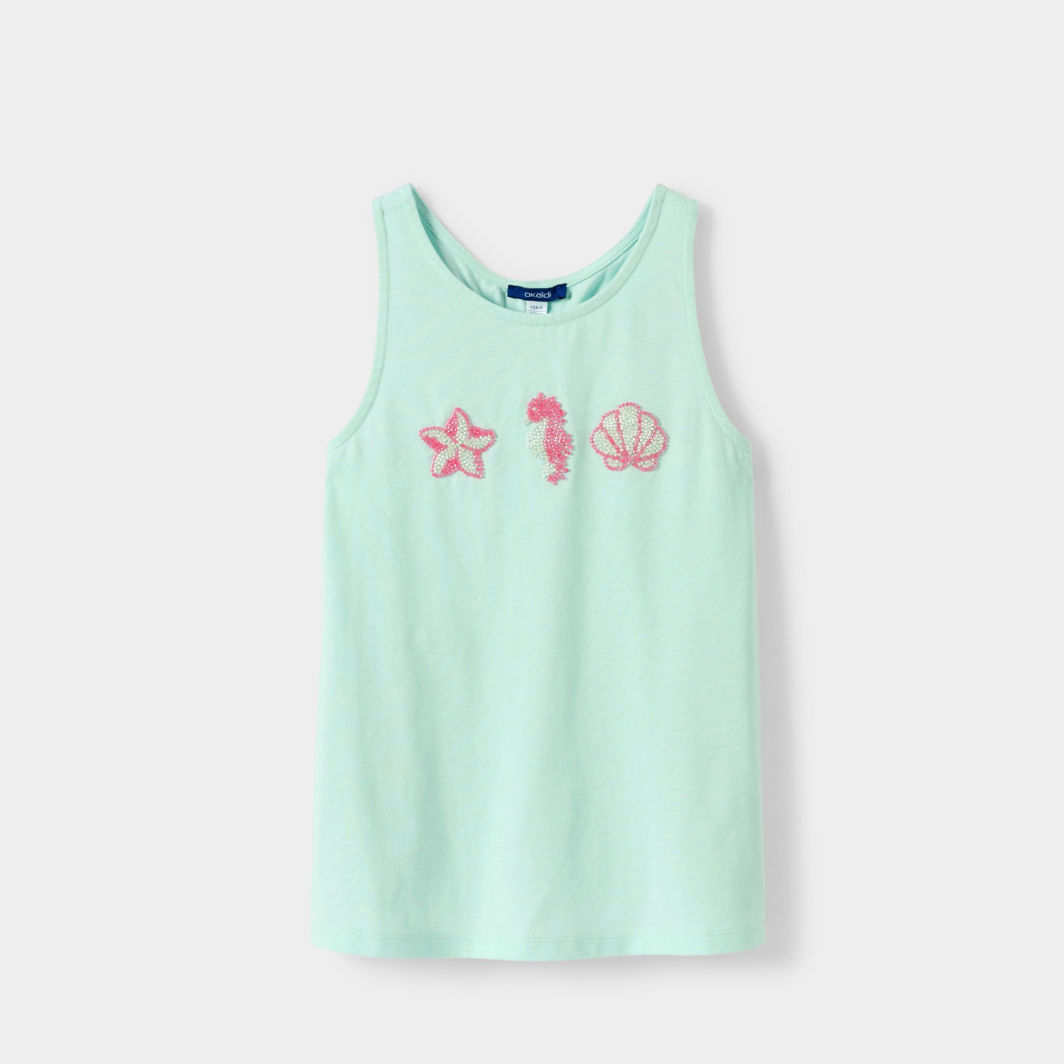 Áo tank top đính họa tiết sequin